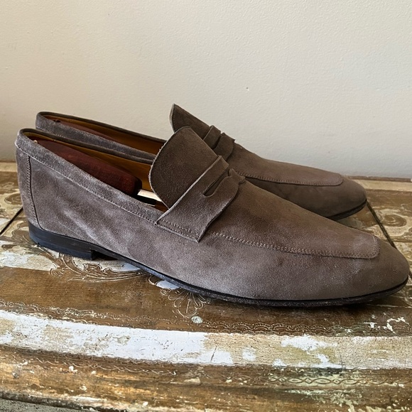 NEW - Canali Suede Dress Shoes in Tan- US 11.5/EU 44.5- 50% OFF (MSRP $795) - Picture 3 of 7